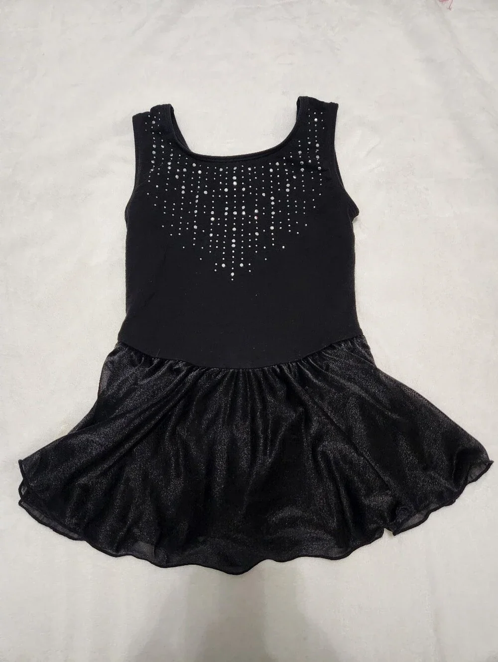 More Than Magic Black Kids Sparkle Leotard Dress